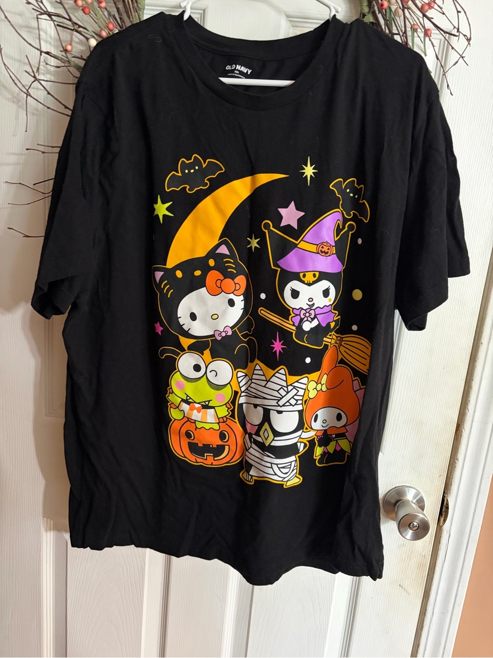 Old Navy Black Halloween Sanrio Character Costume Tee